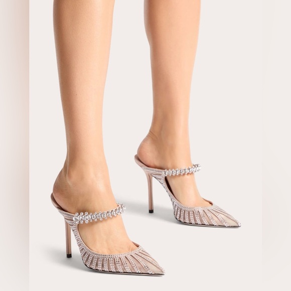 Jimmy Choo
100mm Bing crystal-embellished mules - Picture 5 of 15